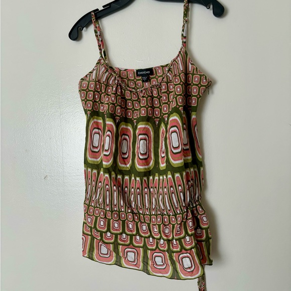 Bebe Vintage Mixed Print Boho Top - Picture 5 of 15